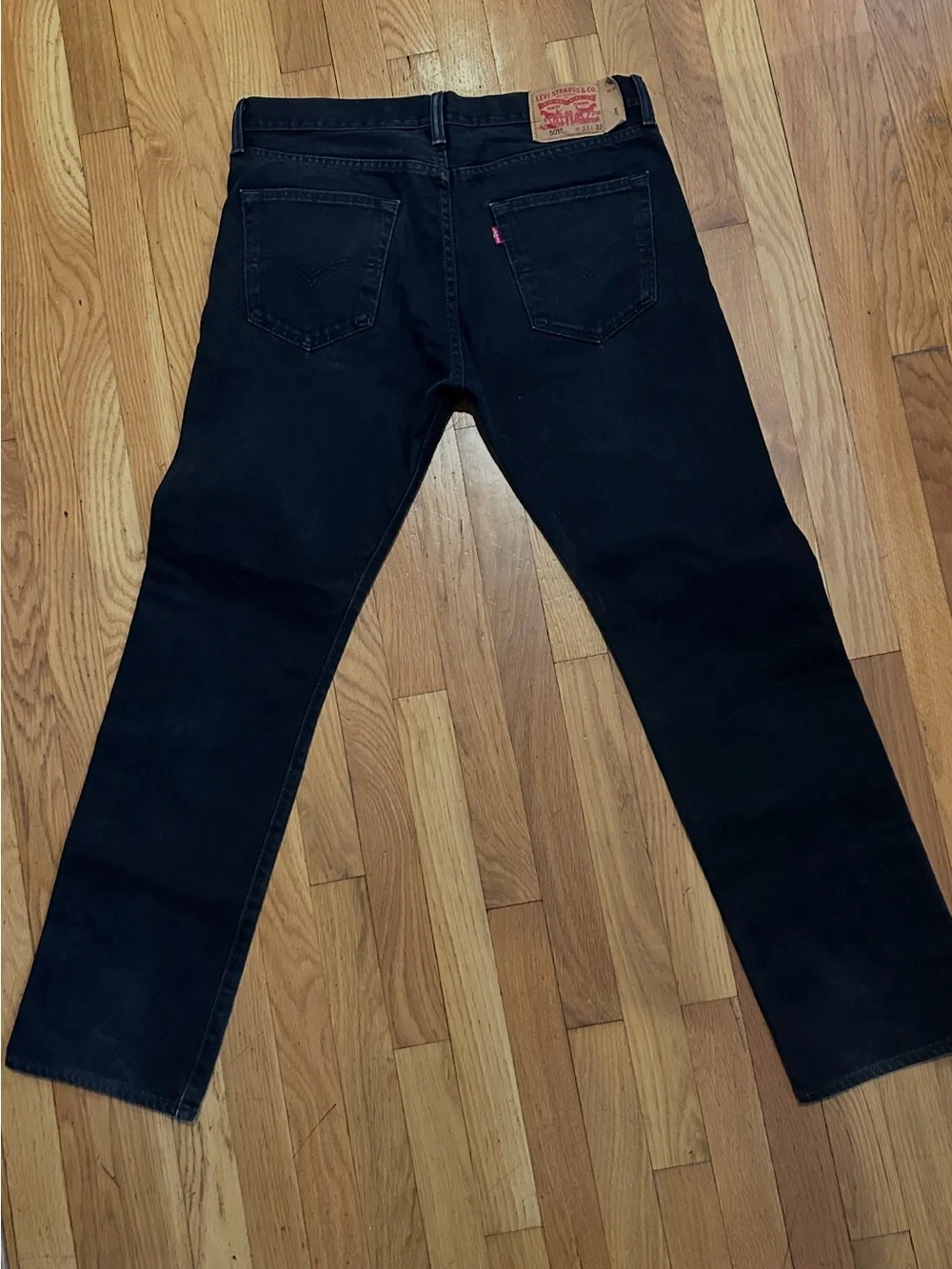 Levi's Men's Slim Straight Jeans in Black